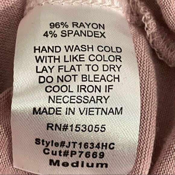 Hippie Chic Pink Sleeveless Croptop Says Blessed In Rose Gold Size Medium - Picture 12 of 12